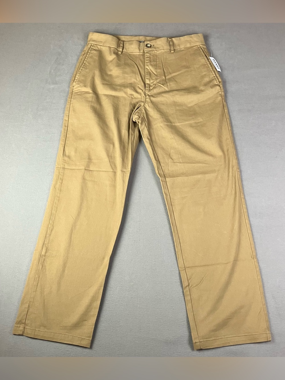 Old Navy Men’s Khaki Chino Pants Size 32x32 Brown Loose Fit NWT!
